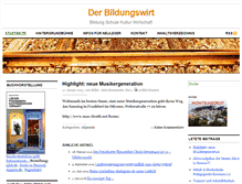 Tablet Screenshot of bildungswirt.de